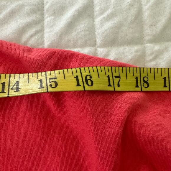 WALT DISNEY WORLD Womens Spirit Jersey XS Coral Pink Back Spell Out Long Sleeve - Picture 13 of 13